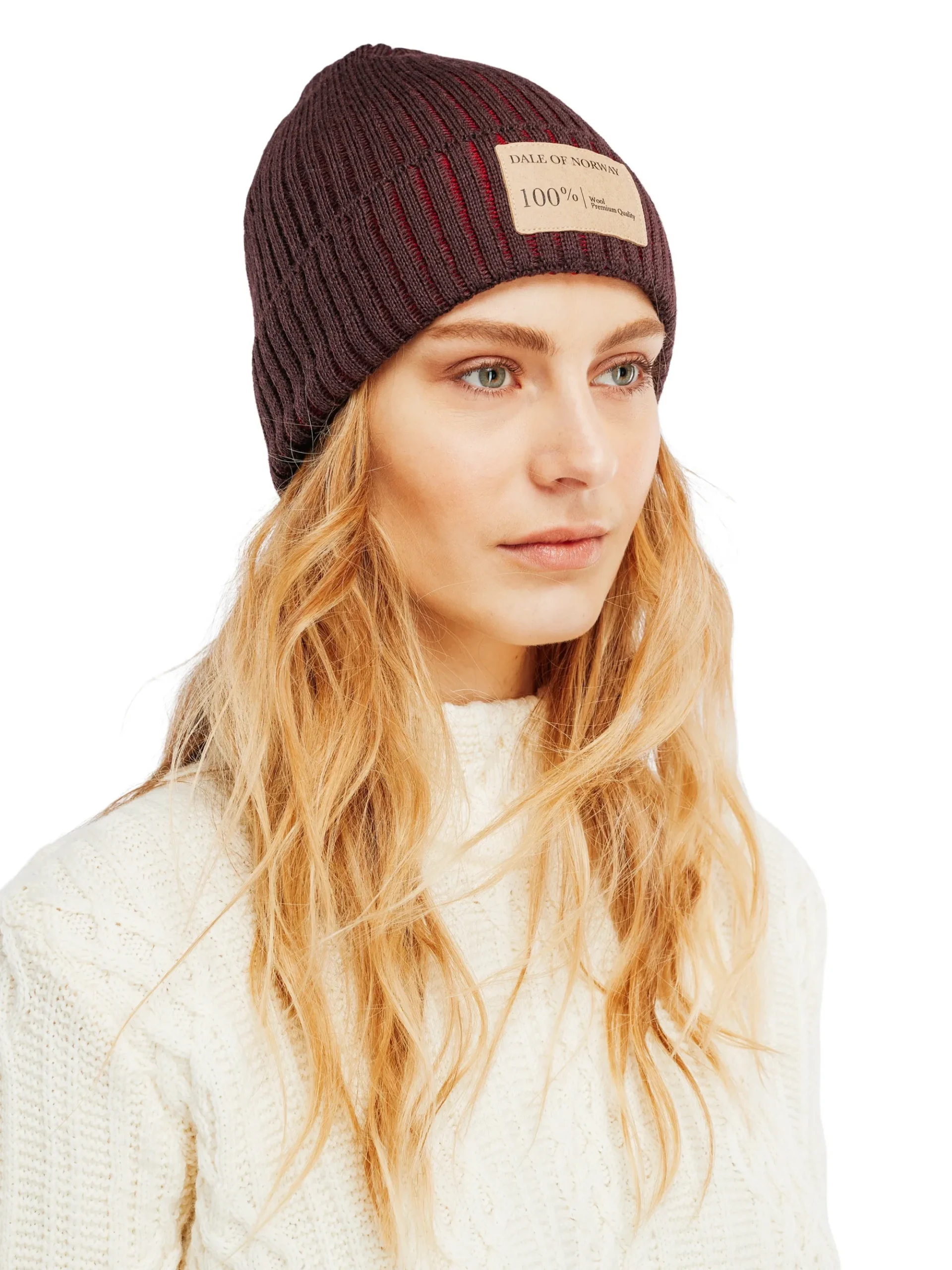 Dale of Norway Luer-Alvoy Lue Norsk Ull Rod