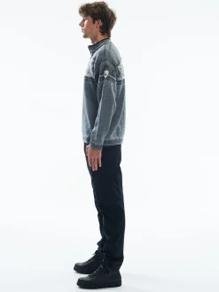Dale of Norway Half-Zip-Blyfjell Ullgenser Unisex Gra
