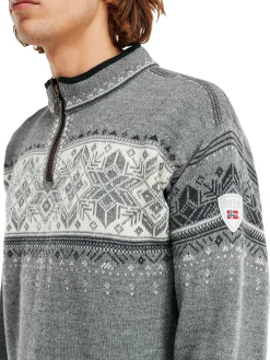 Dale of Norway Half-Zip-Blyfjell Ullgenser Unisex Gra