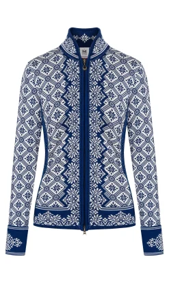 Dale of Norway Kort Ulljakke Og Cardigan-Christiania Ulljakke - Merino Ultramarine