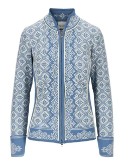 Dale of Norway Kort Ulljakke Og Cardigan-Christiania Ulljakke - Merino Lys Bla Offwhite