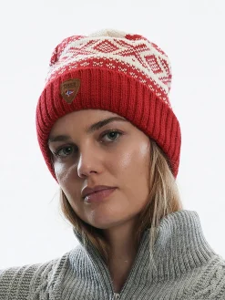 Dale of Norway Luer-Cortina 1956 Lue Norsk Ull Unisex Rod