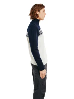 Dale of Norway Half-Zip-Dalestolen Merino Ullgenser Herre Offwhite