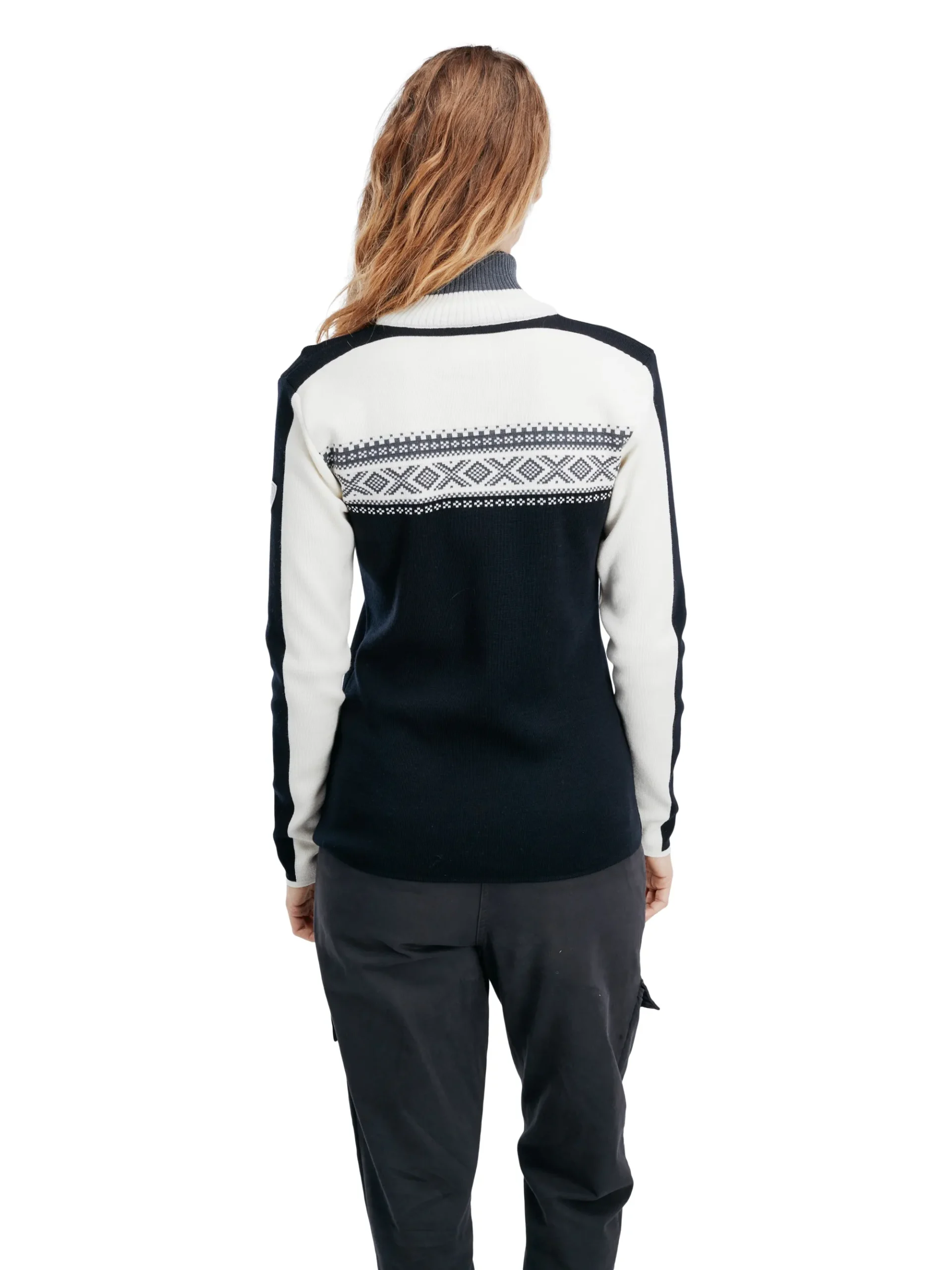 Dale of Norway Half-Zip-Dystingen Merino Ullgenser Dame Sort
