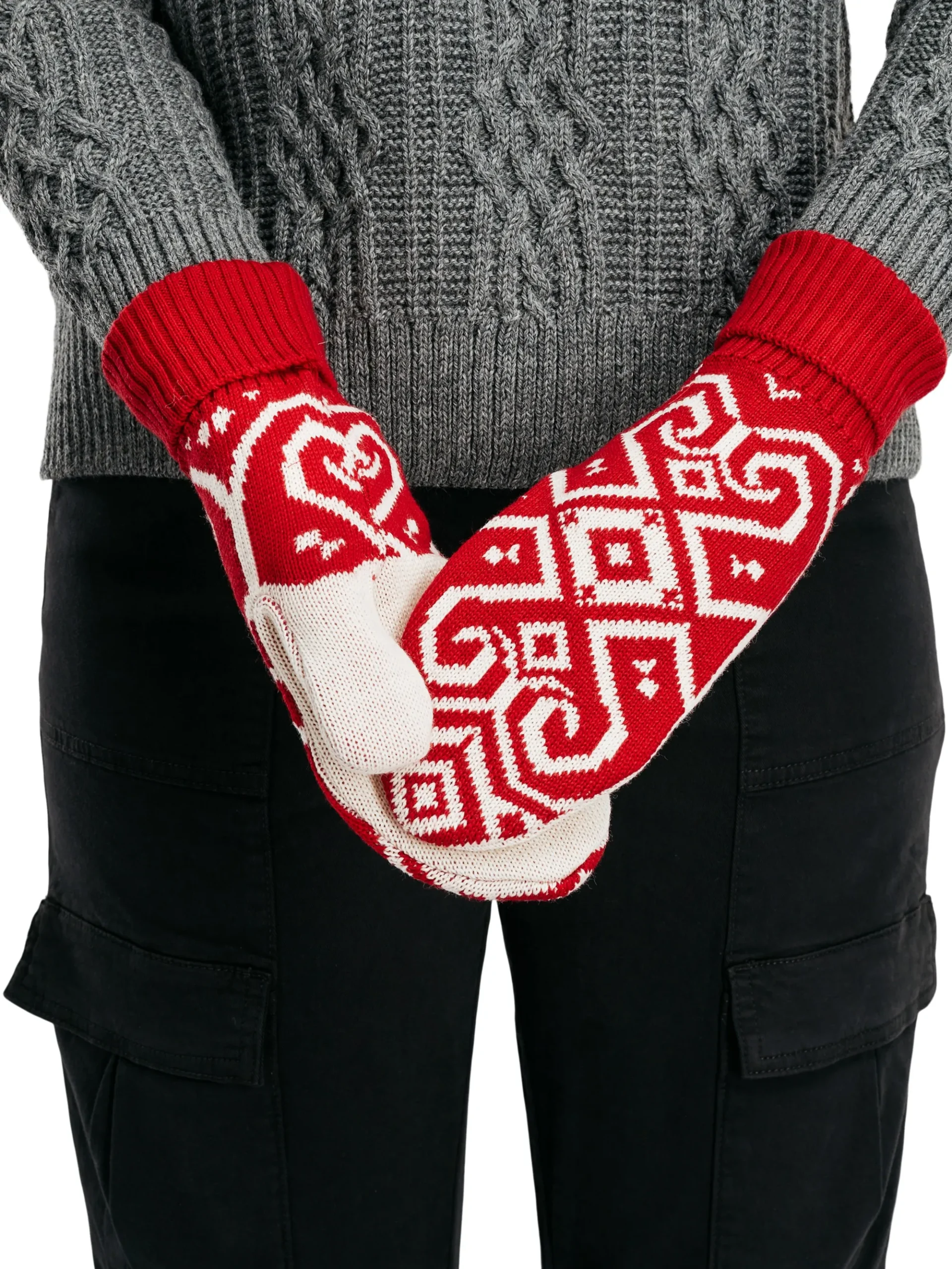 Dale of Norway Ullvotter-Falun Unisex Merino Ullvotter Rod