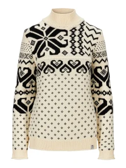 Dale of Norway Høy Hals-Fannaraki Ullgenser Offwhite