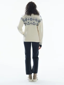 Dale of Norway Weatherproof-Fongen Ullgenser - Vindstopper Hvit