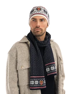 Dale of Norway Skjerf-Garmisch Ullskjerf Merino Unisex Mork Bla