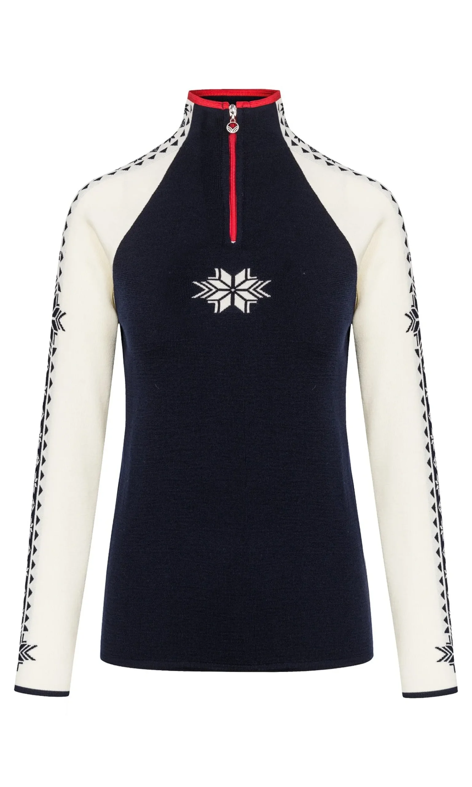 Dale of Norway Half-Zip-Geilo Ullgenser - Merino Mork Bla