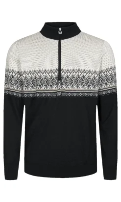Dale of Norway Half-Zip-Hovden Ullgenser Sort