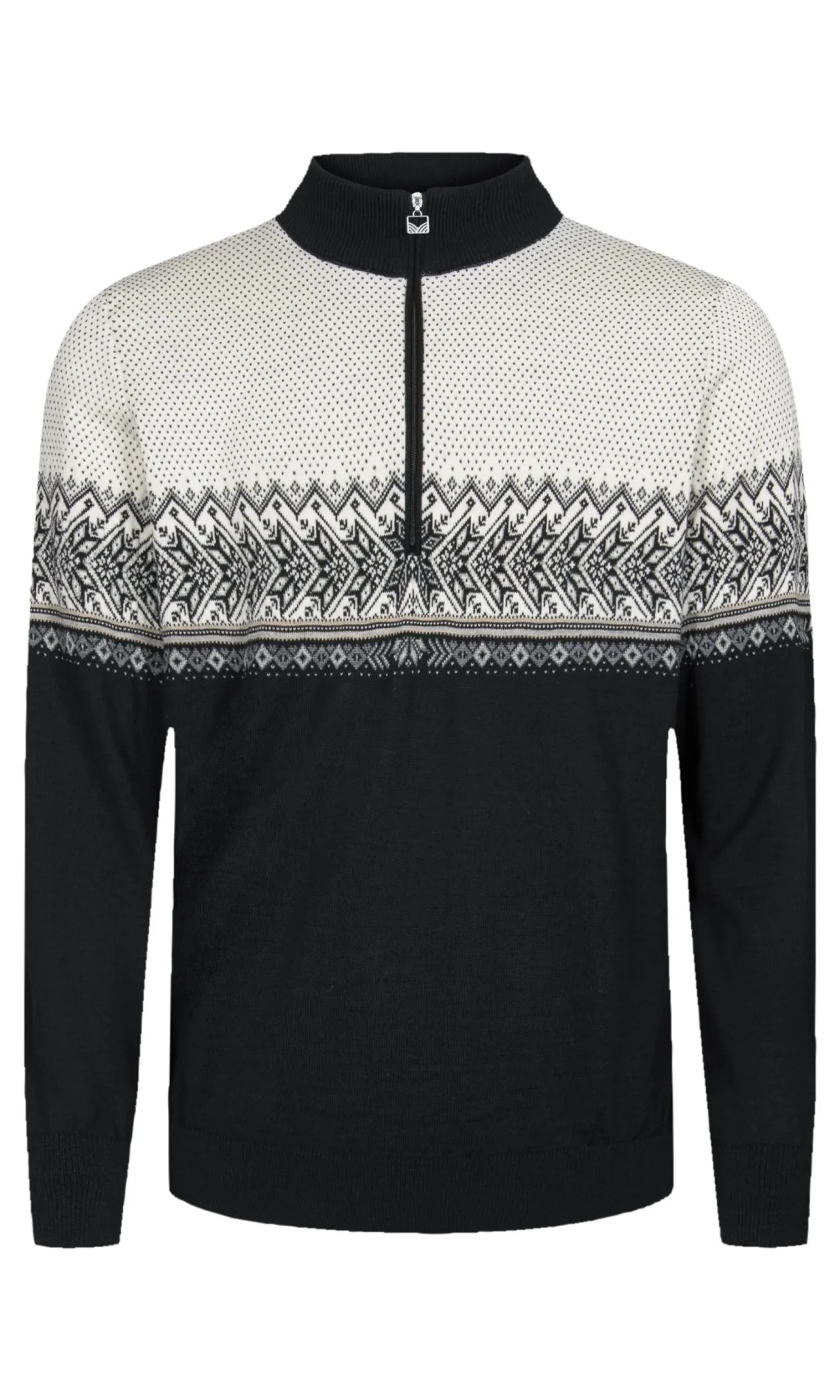 Dale of Norway Half-Zip-Hovden Ullgenser Sort