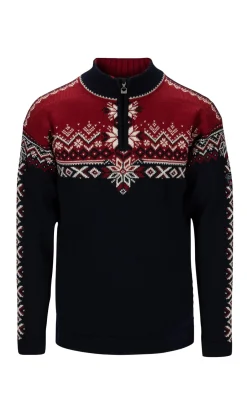 Dale of Norway Half-Zip-Jubileumsgenser 140 Ar Mork Bla