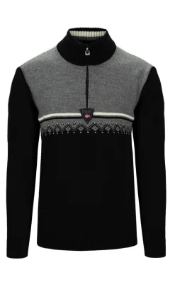Dale of Norway Half-Zip-Lahti Ullgenser Sort