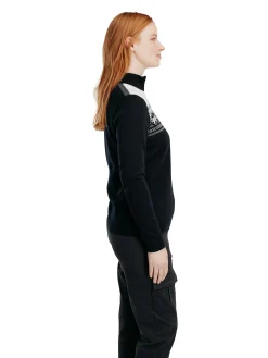 Dale of Norway Half-Zip-Liberg Damegenser Sort