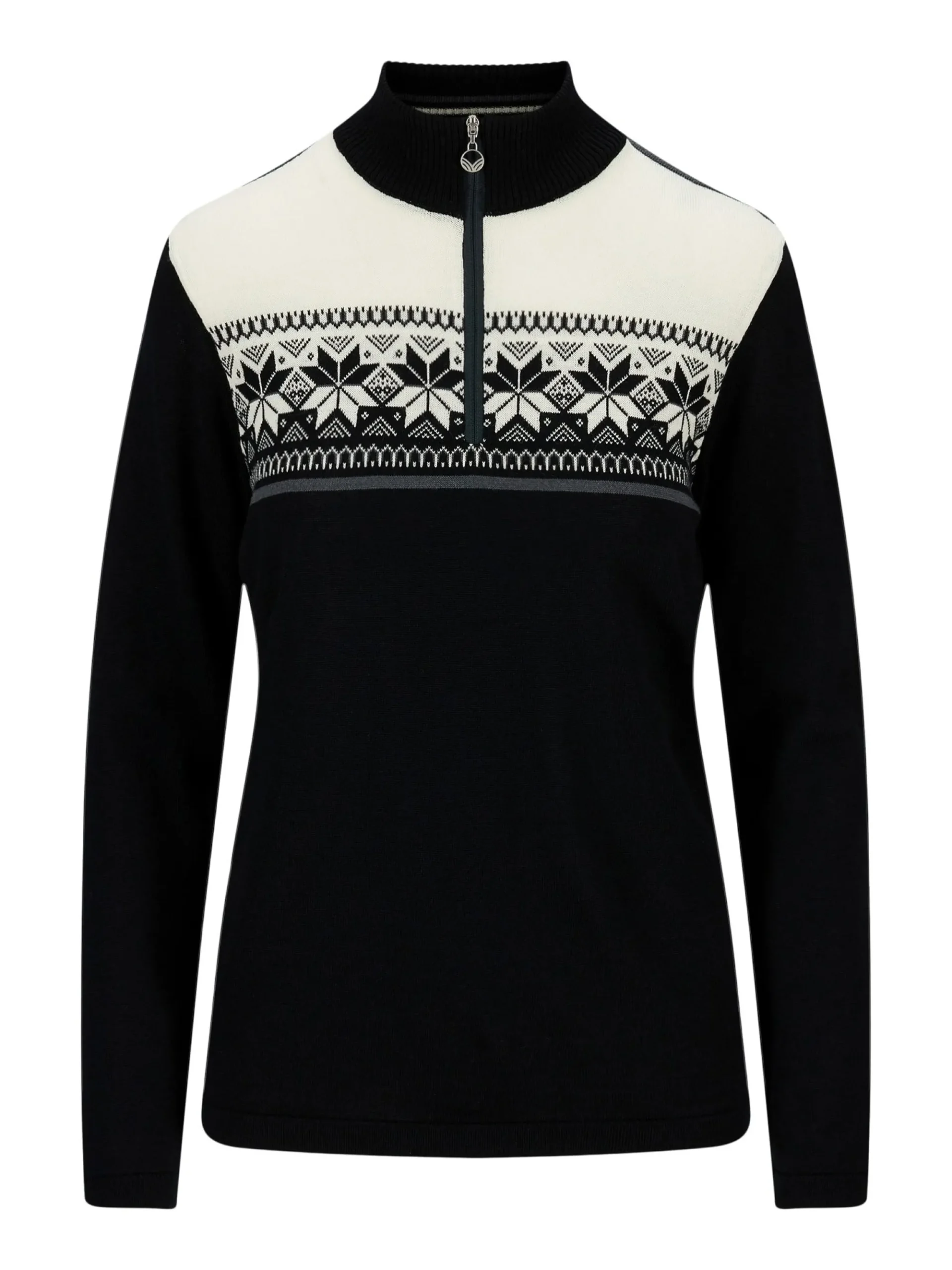 Dale of Norway Half-Zip-Liberg Damegenser Sort