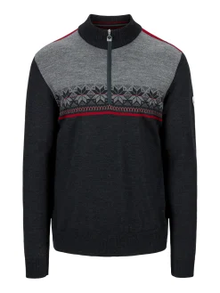 Dale of Norway Half-Zip-Liberg Herregenser Sort