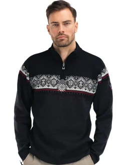 Dale of Norway Half-Zip-Moritz Ullgenser Mork Gra