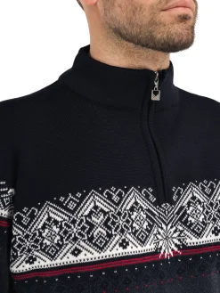Dale of Norway Half-Zip-Moritz Ullgenser Mork Gra