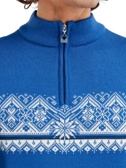 Dale of Norway Half-Zip-Moritz Ullgenser Bla/ Offwhite