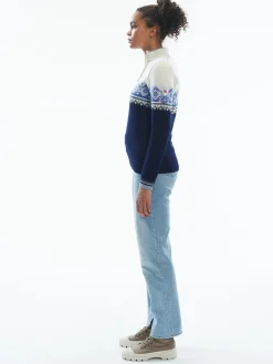 Dale of Norway Half-Zip-Moritz Ullgenser - Merino Mork Bla