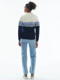 Dale of Norway Half-Zip-Moritz Ullgenser - Merino Mork Bla