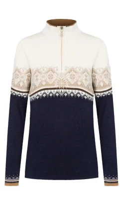 Dale of Norway Half-Zip-Moritz Ullgenser - Merino Mork Bla
