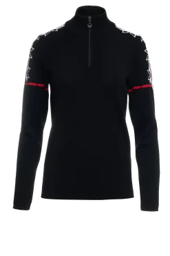 Dale of Norway Half-Zip-Mt. Blatind Ullgenser Dame - Merino Sort