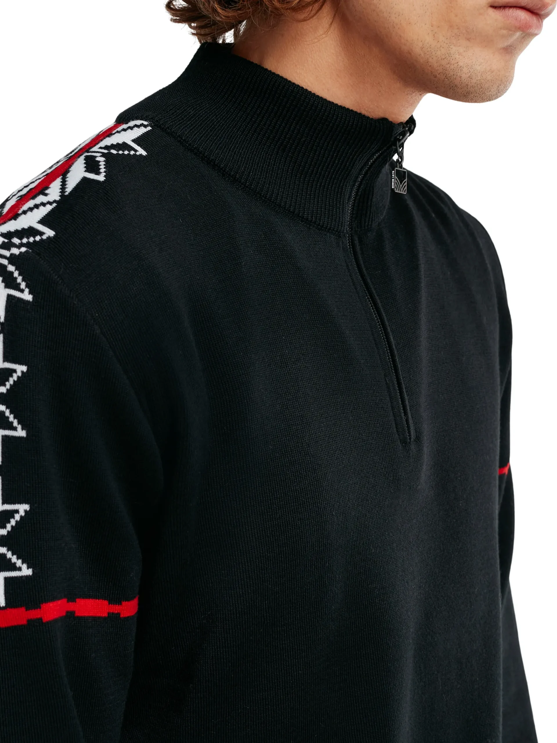 Dale of Norway Half-Zip-Mt. Blatind Ullgenser Herre - Merino Sort