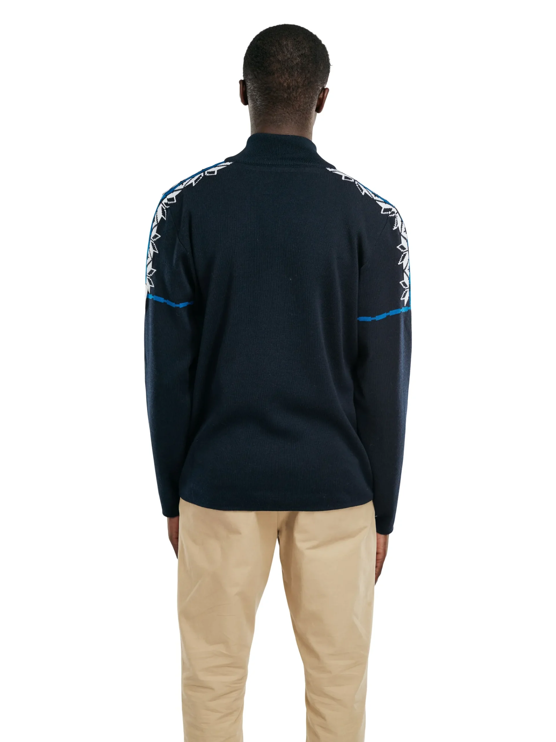 Dale of Norway Half-Zip-Mt. Blatind Ullgenser Herre - Merino Mork Bla