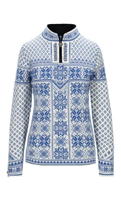 Dale of Norway Half-Zip-Peace Ullgenser Bla