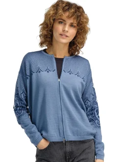 Dale of Norway Kort Ulljakke Og Cardigan-Rosendal Damejakke Mellom-Bla / Indigo