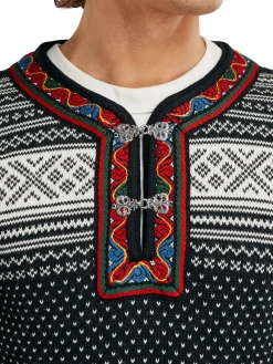 Dale of Norway Half-Zip-Setesdal Genser Unisex - Norsk Ull Sort