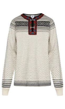 Dale of Norway Half-Zip-Setesdal Genser Unisex - Norsk Ull Offwhite