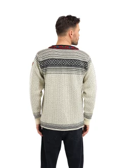 Dale of Norway Kort Ulljakke Og Cardigan-Setesdal Lusekofte - Norsk Ull Offwhite/ Sort