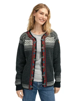 Dale of Norway Kort Ulljakke Og Cardigan-Setesdal Lusekofte - Norsk Ull Sort