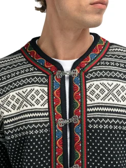 Dale of Norway Kort Ulljakke Og Cardigan-Setesdal Lusekofte - Norsk Ull Sort