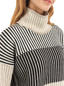 Dale of Norway Høy Hals-Skarstind Ullgenser Dame White