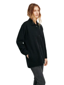 Dale of Norway Kort Ulljakke Og Cardigan-Soroy Shacket Dame Sort