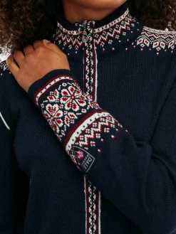 Dale of Norway Kort Ulljakke Og Cardigan-140Th Anniversary - Ulljakke Mork Bla