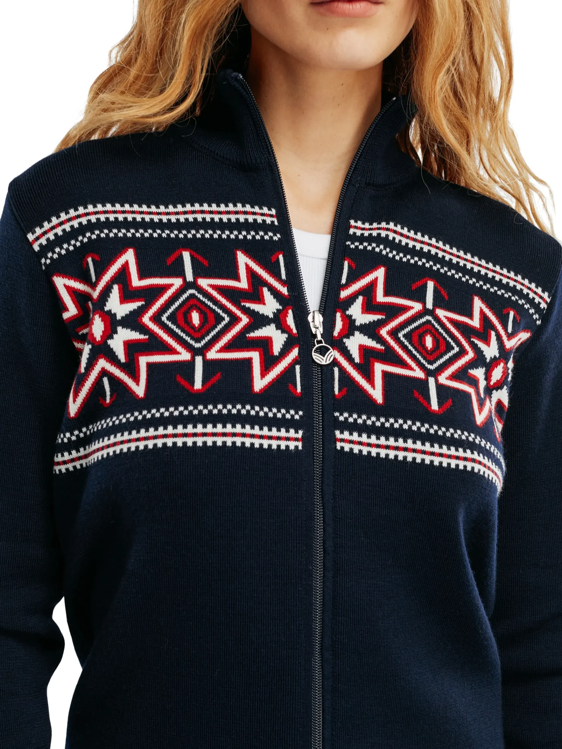 Dale of Norway Kort Ulljakke Og Cardigan-Tindefjell Merino Ulljakke Dame Mork Bla