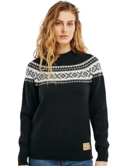 Dale of Norway Rund Hals-Vagsoy Ullgenser Sort