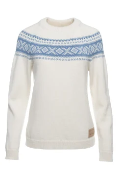 Dale of Norway Rund Hals-Vagsoy Ullgenser Hvit