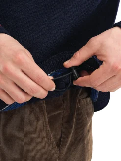 Dale of Norway Half-Zip-Vail Ullgenser - Norsk Ull Mork Bla