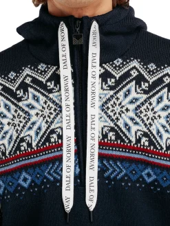 Dale of Norway Weatherproof-Vail Weatherproof Hoodie Norsk Ull Herre Mork Bla