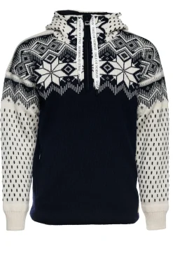 Dale of Norway Weatherproof-Vegard Weatherproof Hettegenser - Norsk Ull Mork Bla