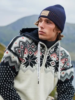 Dale of Norway Weatherproof-Vegard Weatherproof Hettegenser - Norsk Ull Offwhite