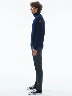 Dale of Norway Half-Zip-Vegvisir Ullgenser Mork Bla