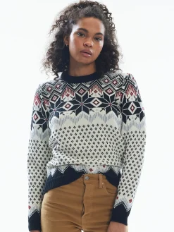 Dale of Norway Rund Hals-Vilja Ullgenser Sort