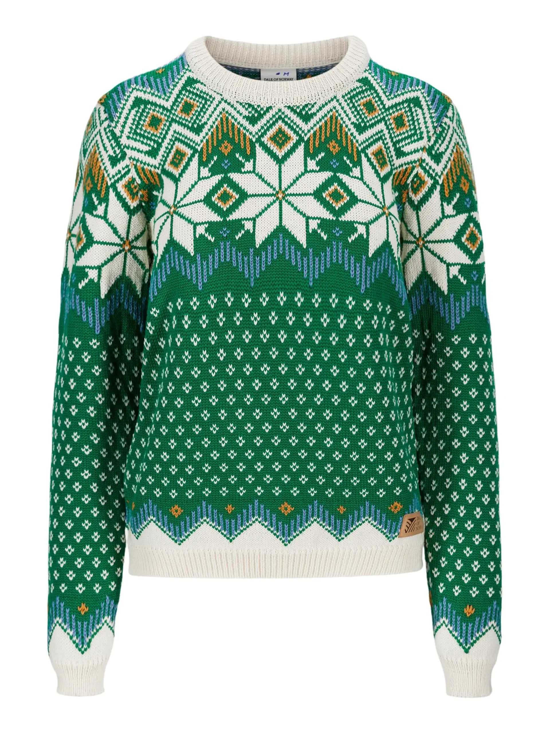 Dale of Norway Rund Hals-Vilja Ullgenser Green